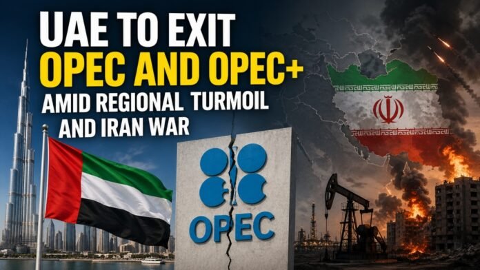 UAE to Exit OPEC and OPEC plus