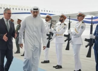 UK PM Starmer Arrives in UAE