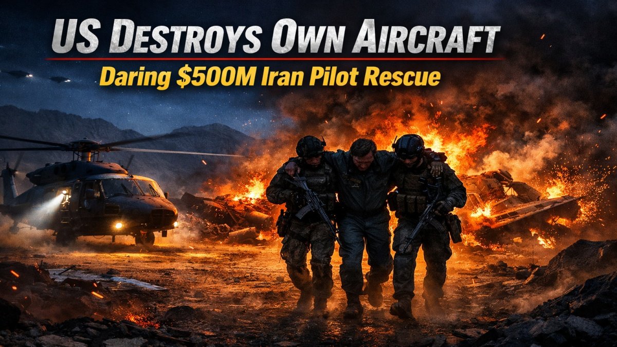 US Destroys Own Aircraft in Daring $500M Iran Pilot Rescue
