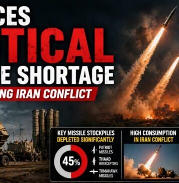 US Faces Critical Missile Shortage