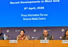 joint press conference on April 8, 2026