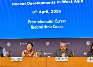 joint press conference on April 8, 2026