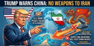 severe warning to Beijing