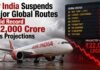 Air India Suspends Major Global Routes