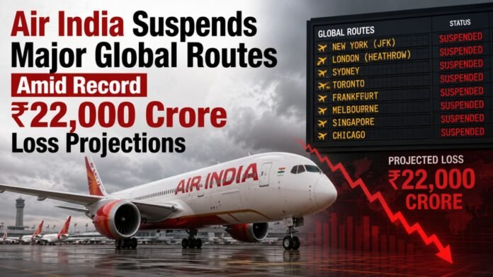 Air India Suspends Major Global Routes