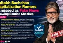 Amitabh Bachchan Hospitalization Rumors