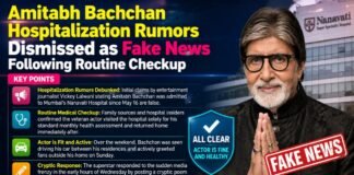 Amitabh Bachchan Hospitalization Rumors