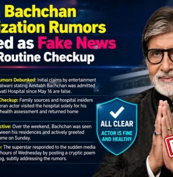 Amitabh Bachchan Hospitalization Rumors