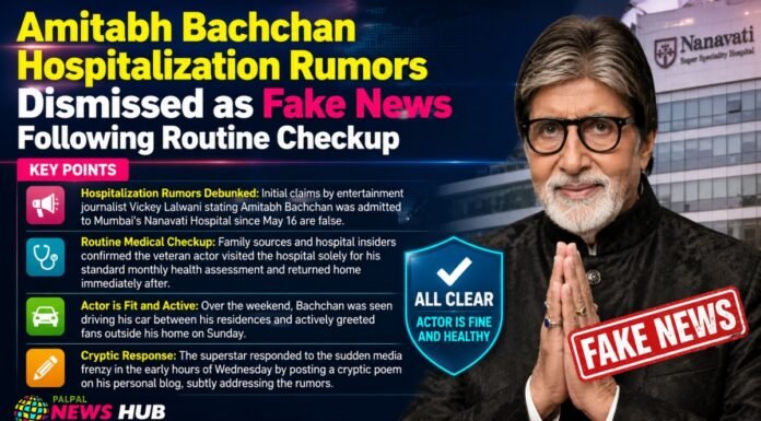 Amitabh Bachchan Hospitalization Rumors