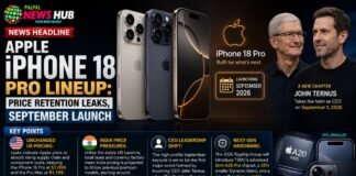 Apple iPhone 18 Pro Lineup