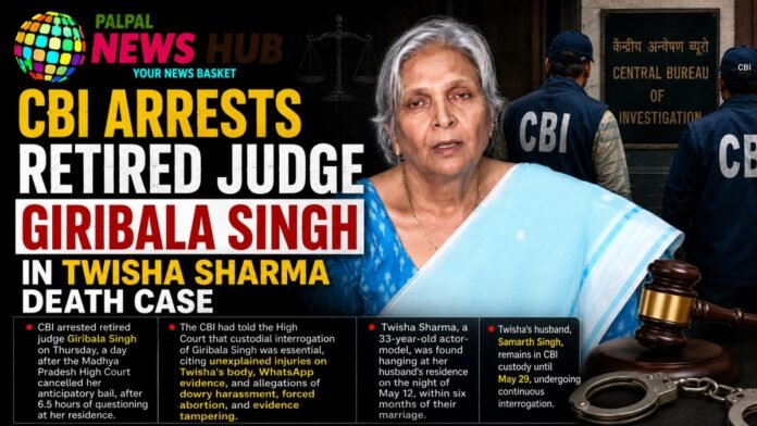 CBI Arrests Retired Judge Giribala Singh CBI Arrests Retired Judge Giribala Singh