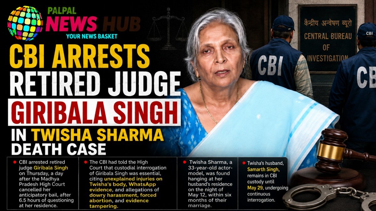CBI Arrests Retired Judge Giribala Singh in Twisha Sharma Death Case
