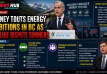 Carney Touts Energy Ambitions in BC as Pipeline Dispute Simmers Carney Touts Energy Ambitions in BC