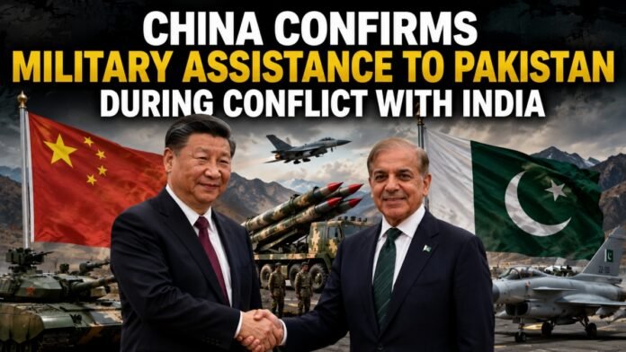 China Confirms Military Assistance to Pakistan