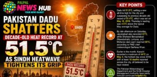 Dadu Shatters Decade-Old Heat Record