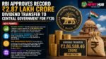 Dividend Transfer to Central Government