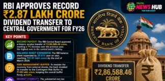 Dividend Transfer to Central Government