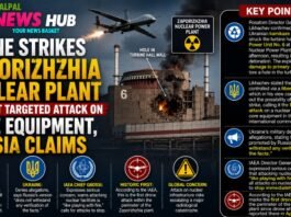 Drone Strikes Zaporizhzhia Nuclear Plant