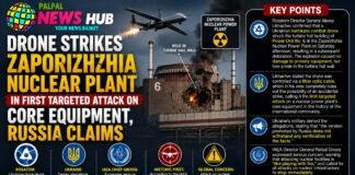 Drone Strikes Zaporizhzhia Nuclear Plant