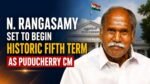 Fifth Term as Puducherry CM