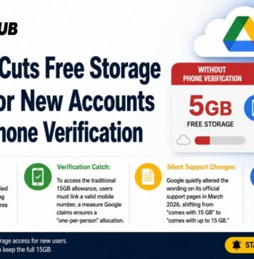 Google Cuts Free Storage to 5GB for New Accounts Without Phone Verification Google Cuts Free Storage