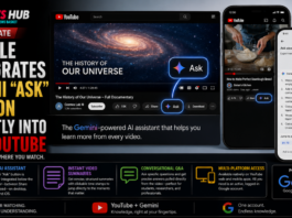 Google Integrates Gemini "Ask" Button Directly Into YouTube