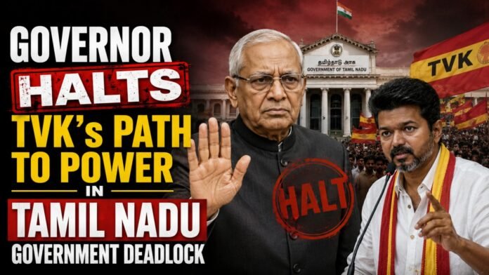 Governor Halts TVK’s Path