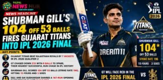 Gujarat Titans Into IPL 2026 Final