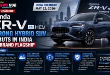 Honda ZR-V e:HEV Strong Hybrid SUV Debuts in India as Brand Flagship Honda ZR-V e-HEV Strong Hybrid SUV