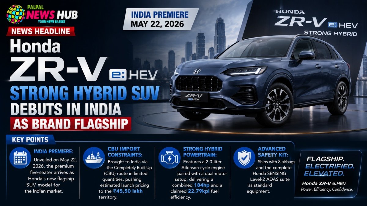 Honda ZR-V e-HEV Strong Hybrid SUV | PalPal News Hub | Latest National, Technology, and Astrology News Honda ZR-V e-HEV Strong Hybrid SUV