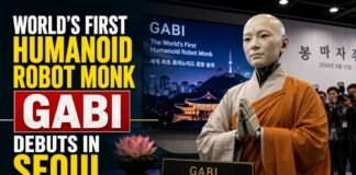 Humanoid Robot Monk Gabi