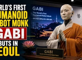 Humanoid Robot Monk Gabi