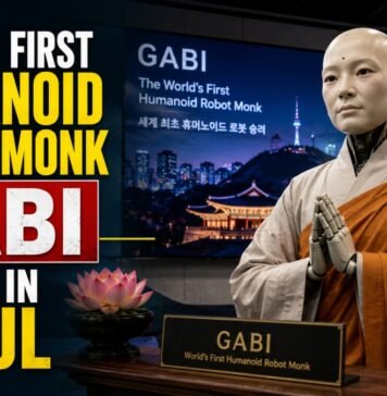 Humanoid Robot Monk Gabi
