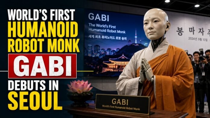 Humanoid Robot Monk Gabi