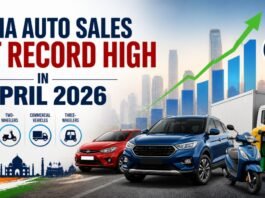 India Auto Sales Hit Record High in April 2026 India Auto Sales