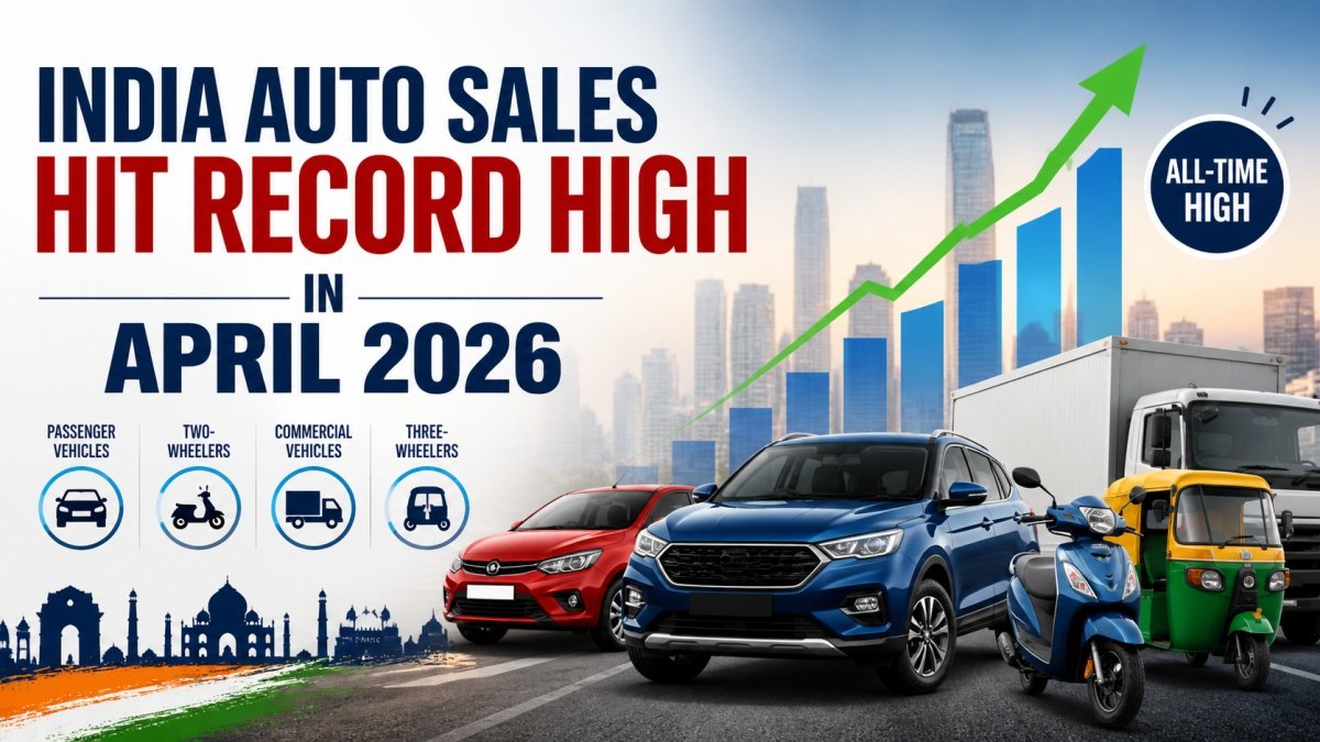 India Auto Sales Hit Record High in April 2026