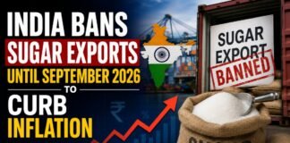India Bans Sugar Exports