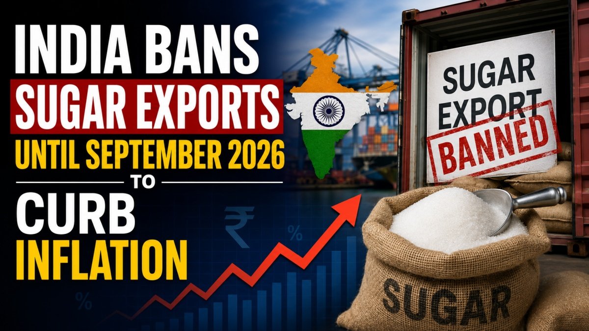 India Bans Sugar Exports