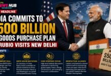 India Commits to $500 Billion US Goods Purchase