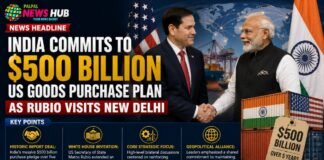India Commits to $500 Billion US Goods Purchase