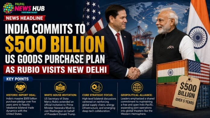 India Commits to $500 Billion US Goods Purchase