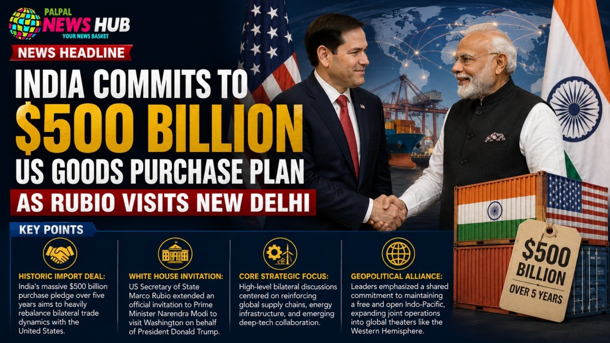 India Commits to 0 Billion US Goods Purchase | PalPal News Hub | Latest National, Technology, and Astrology News India Commits to $500 Billion US Goods Purchase