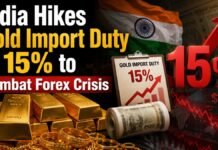 India Hikes Gold Import Duty