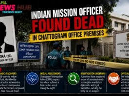 Indian Mission Officer Found Dead
