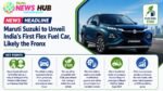 Maruti Suzuki to Unveil India’s First Flex Fuel Car, Likely the Fronx India's First Flex Fuel Car