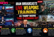 Iran Broadcasts Live Weapons Training