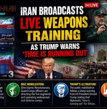 Iran Broadcasts Live Weapons Training