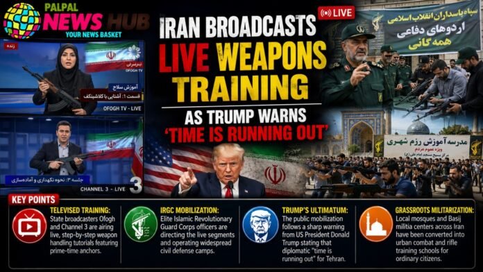 Iran Broadcasts Live Weapons Training