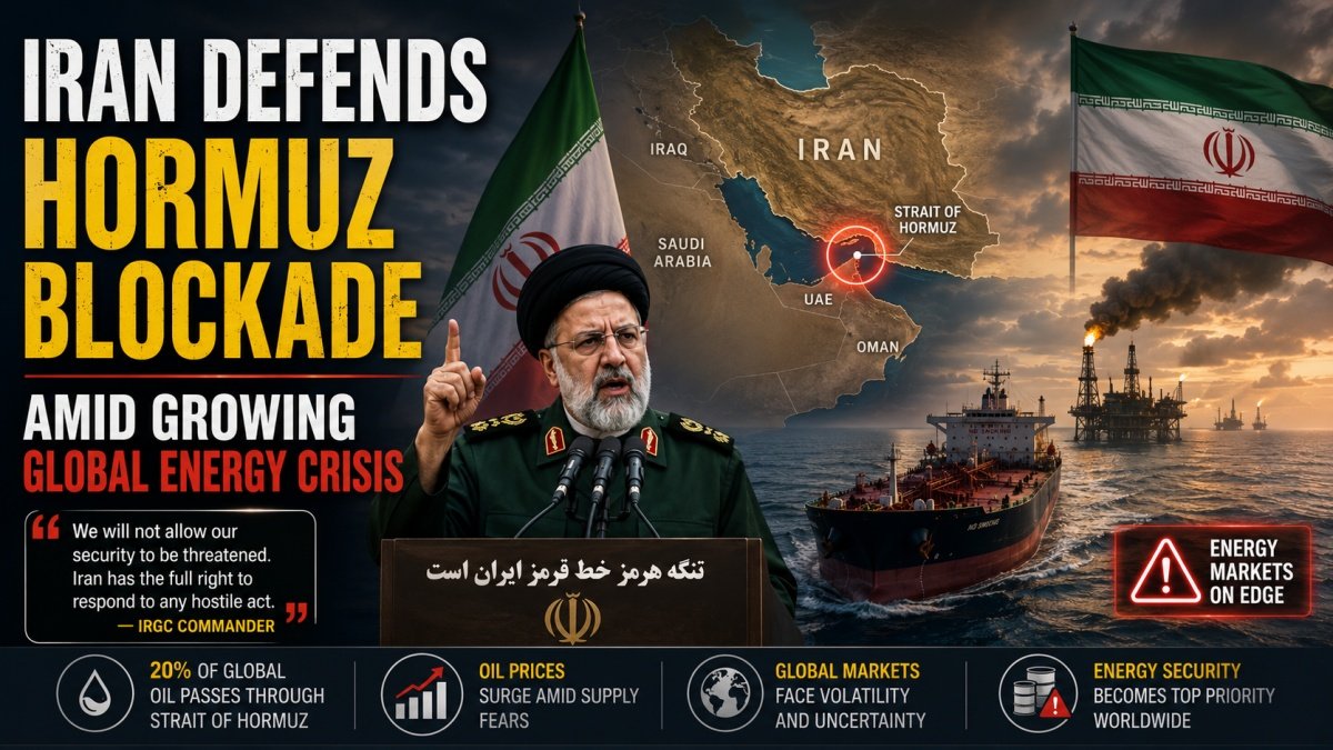 Iran Defends Hormuz Blockade | PalPal News Hub | Latest National, Technology, and Astrology News Iran Defends Hormuz Blockade