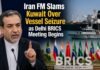 Iran FM Slams Kuwait